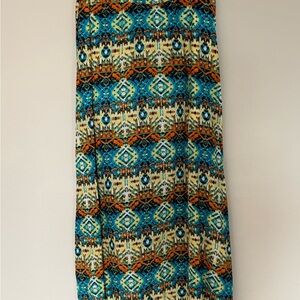BONGO Vibrant Maxi Skirt with Geometric Design